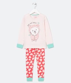 Pijama Infantil Estampa de Cachorrinho - Tam 2 a 12 anos