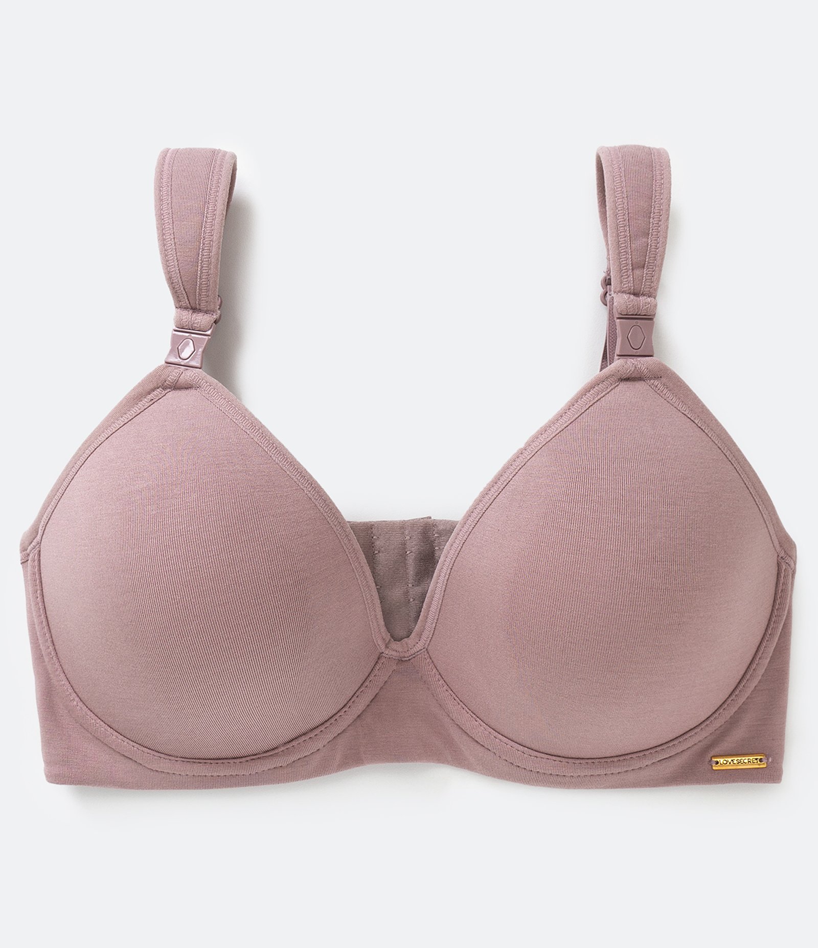 Sutiã Love Secret Com Bojo Curve & Plus Size Bege Rosado 5