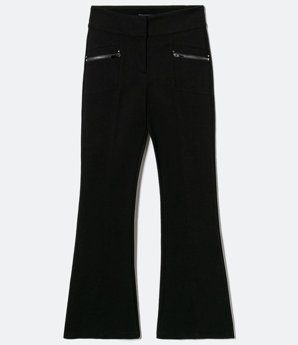 calça de viscose lisa