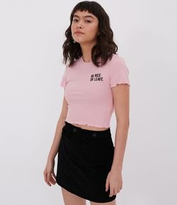 Blusa Lisa com Bordado Be Nice