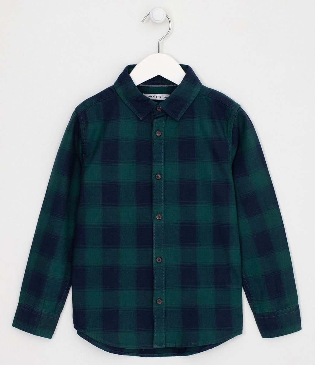 camisa flanela infantil