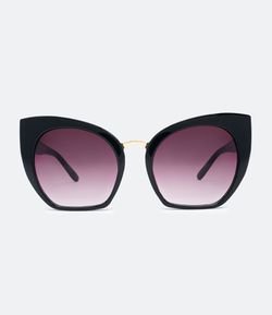 Óculos de Sol Feminino Gateado com Base Reta