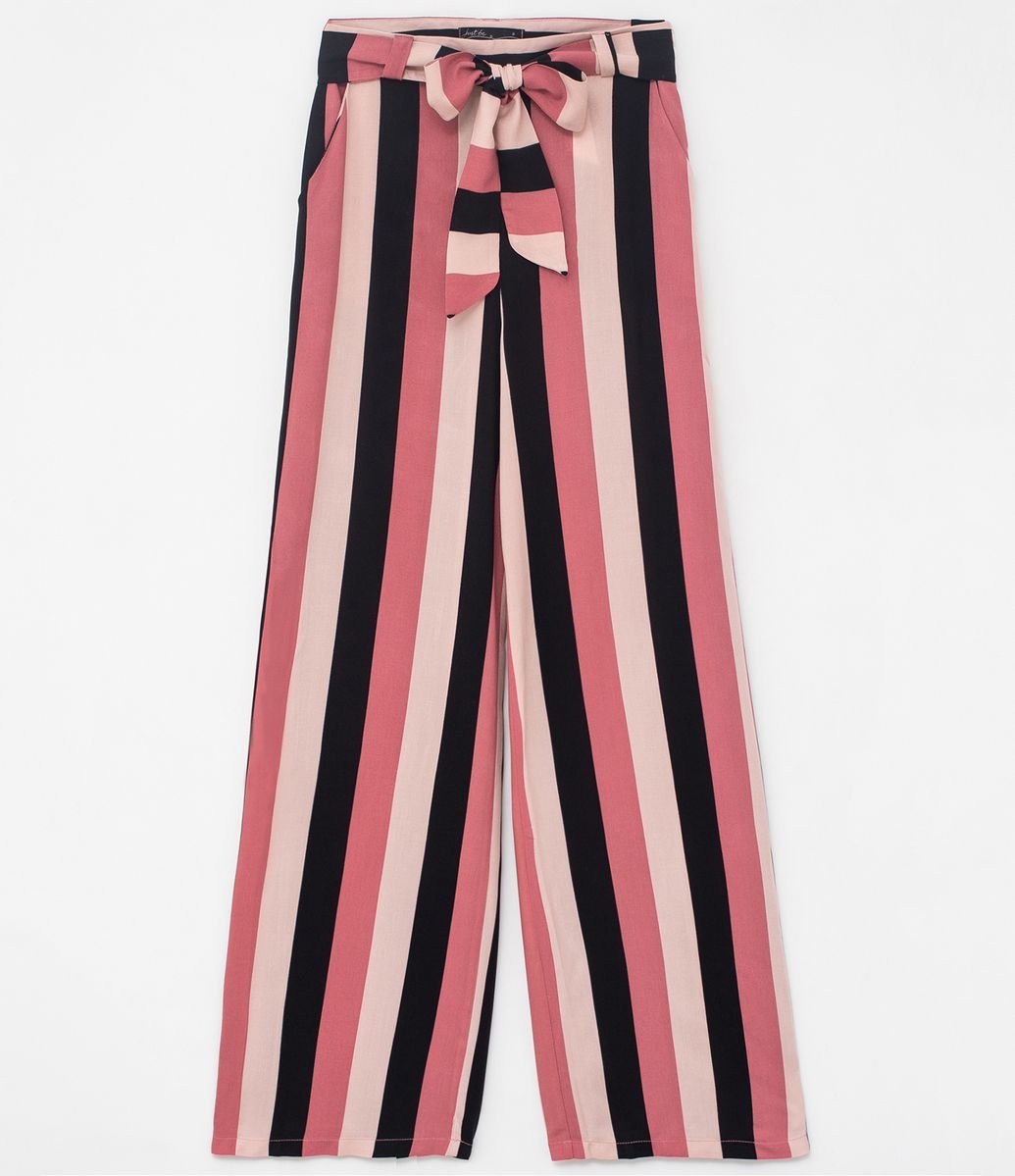 calça pantalona listrada renner
