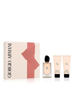 Kit Perfume Giorgio Armani Si Eau de Parfum + Gel de Banho + Loção Corporal