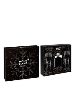 Kit Perfume Montblanc Legend Masculino Eau de Toilette + Pós Barba + Gel de Banho