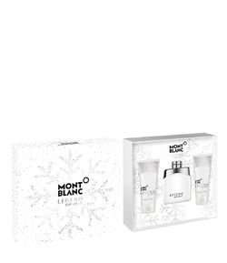 Kit Perfume Montblanc Legend Spirit Masculino Eau de Toilette + Pós Barba + Gel de Banho