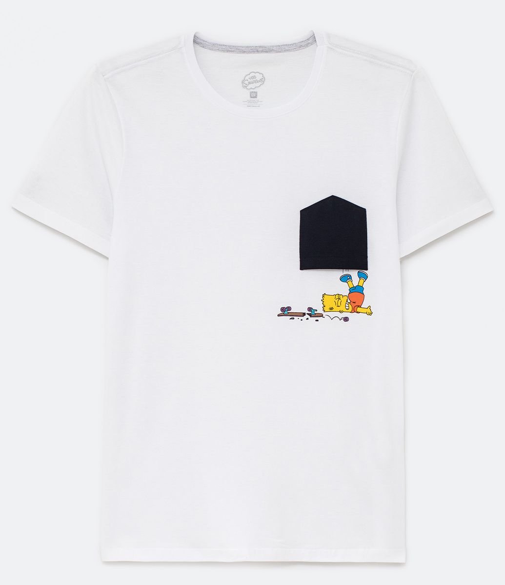 camiseta simpsons feminina renner