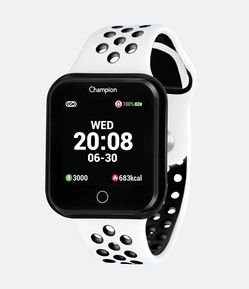 Relógio Champion Unisex Smartwatch com Pulseira em Silicone e Caixa CH50006K