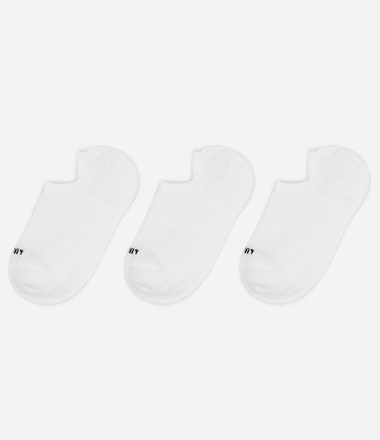 Kit 3 Meias Invisíveis Lisas Lupo Branco 3