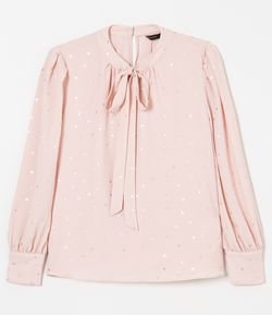 blusa manga longa renner