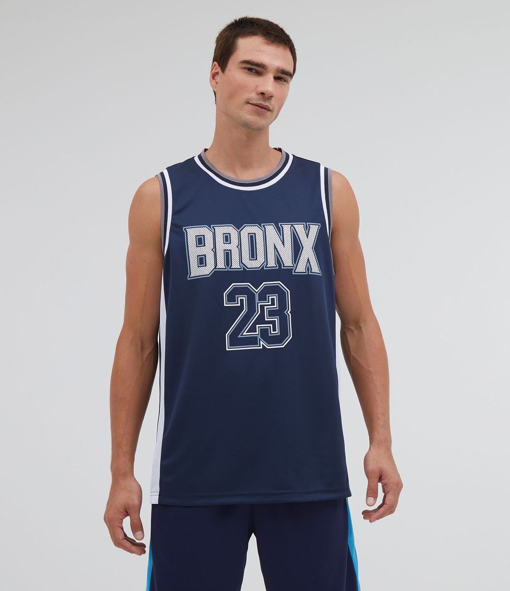 Regata Esportiva Estampa Basquete Bronx