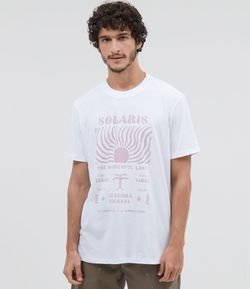 Camiseta Manga Curta Estampa Solaris Sol