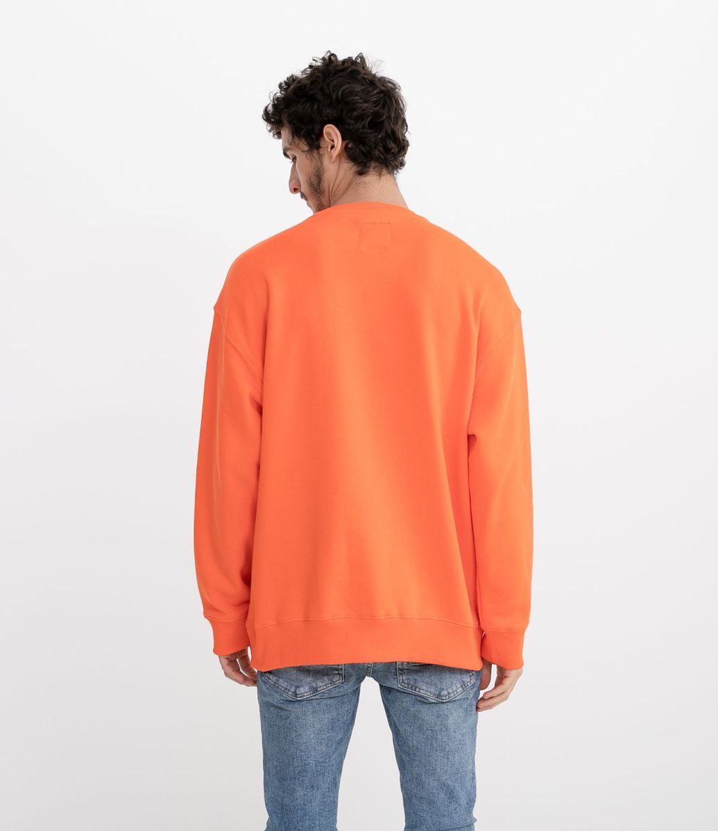 cp company orange moletom com capuz