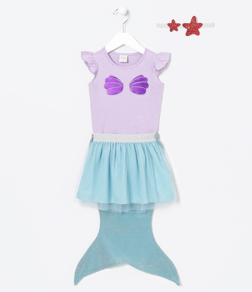 conjunto infantil sereia