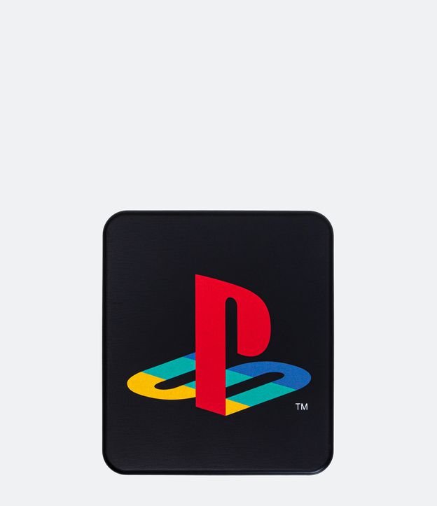 Carteira Playstation Logo com Box de Metal