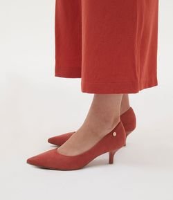 Sapato Scarpin Salto Fino e Baixo - Renner