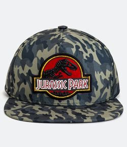 Boné Infantil Camuflado Jurassic Park