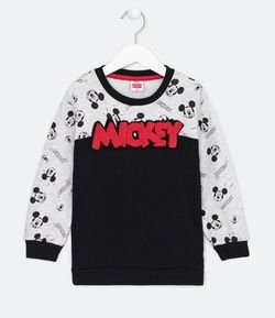 Blusão Infantil Fleece Mickey - Tam 1 a 4 anos