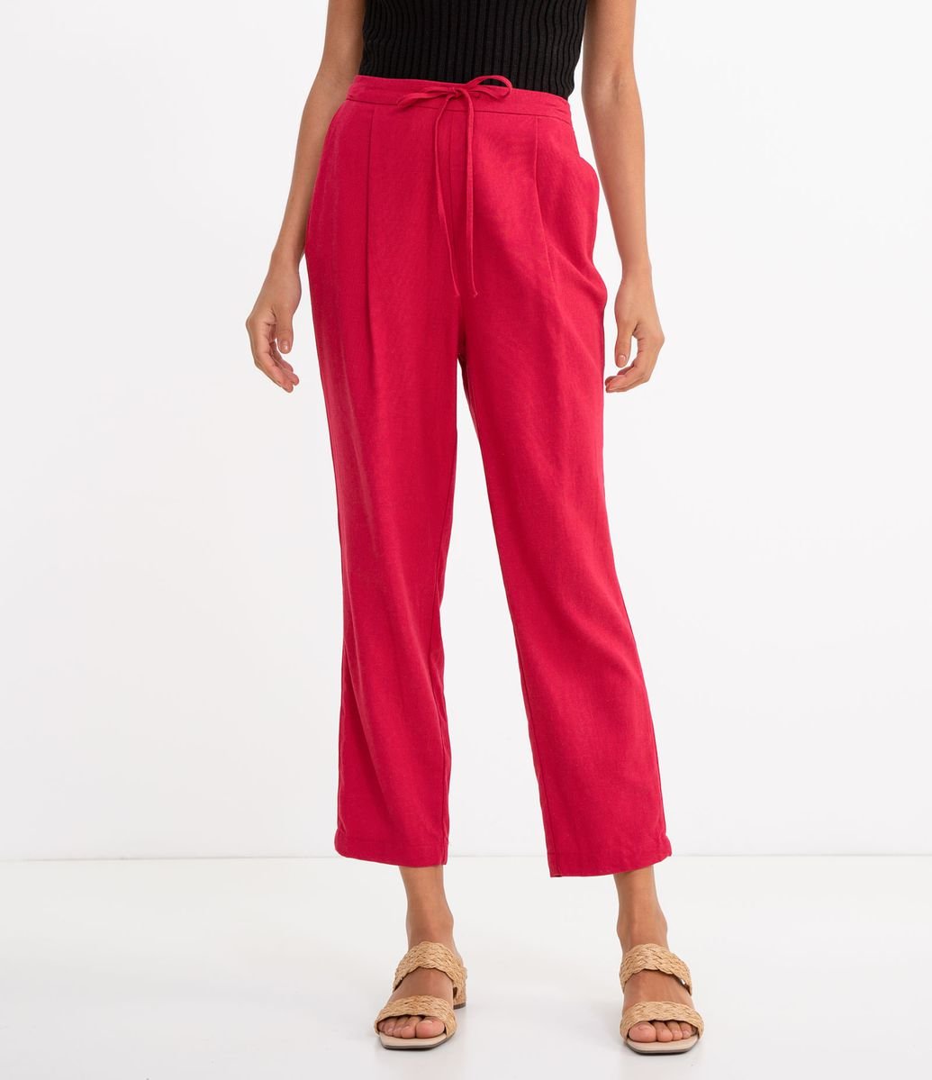 calça de linho renner