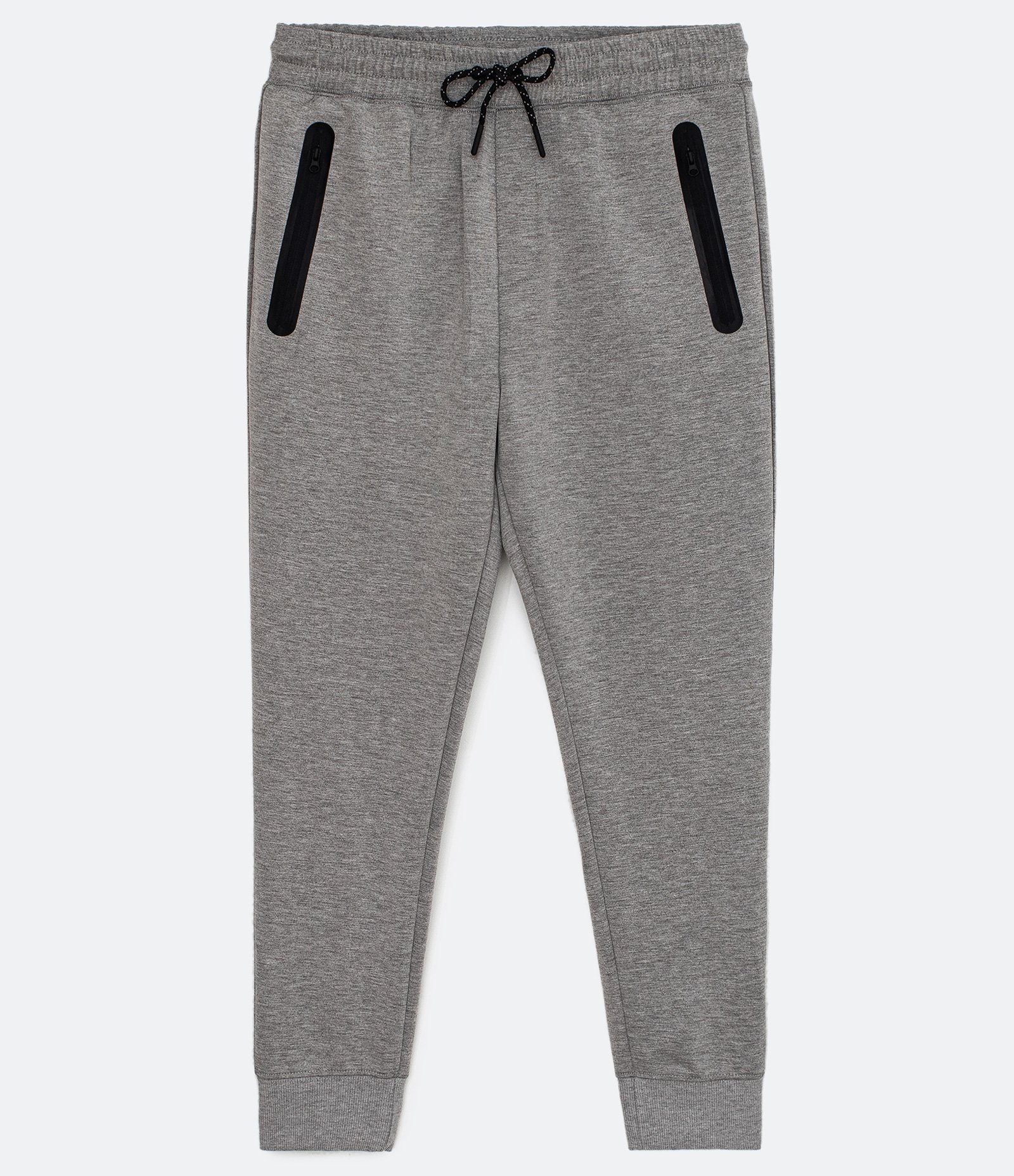 Calça Jogger Esportiva em Moletom Tecnológico Cinza Claro 5