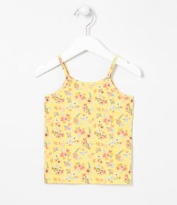 Blusa Infantil Estampa Floral - Tam 1 a 5 anos