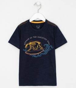 Camiseta Infantil Estampa Califórnia - Tam 5 a 14 anos