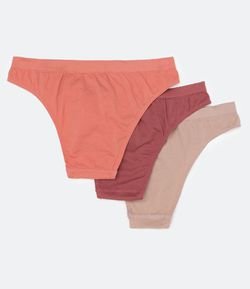 Kit 3 Calcinhas Tanga Sem Costura Trifil - Renner