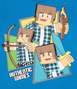 camiseta minecraft renner