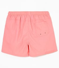 Bermuda de Banho em Poliamida com Cós Elástico