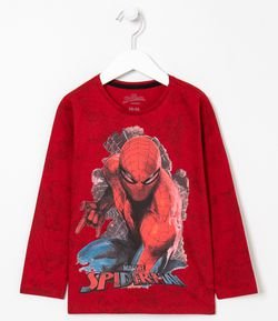 Camiseta Infantil Homem Aranha - Tam 3 a 10 anos