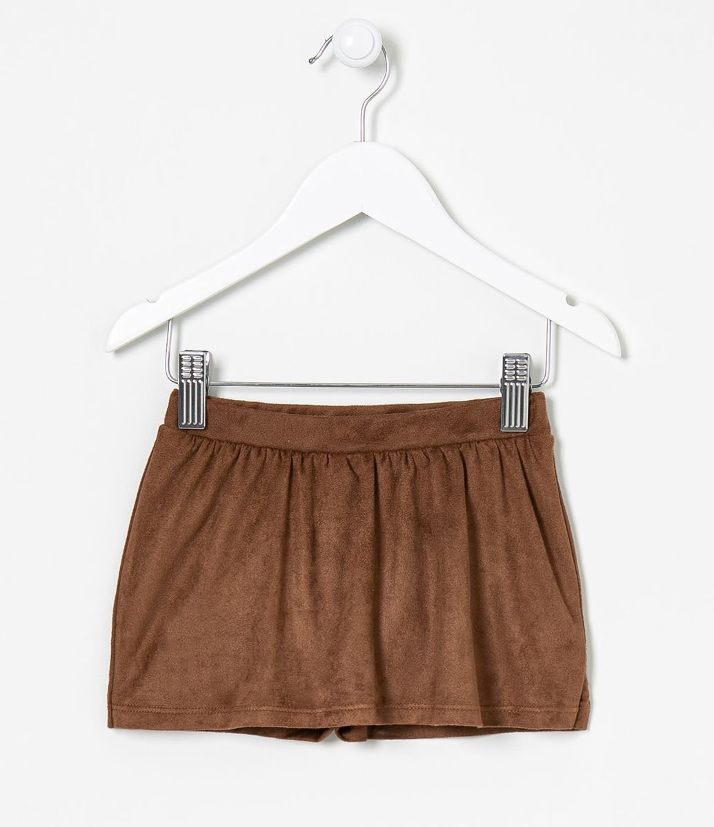 saia suede infantil