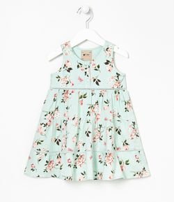 Vestido Infantil Floral - Tam 1 a 5 anos