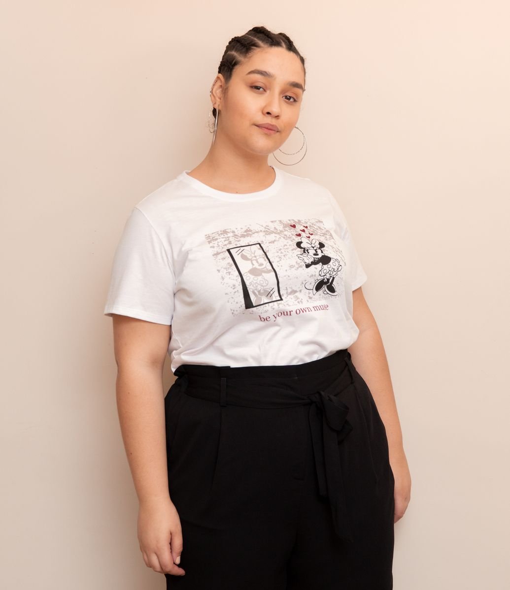 blusas de algodão plus size