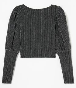 blusa manga princesa renner