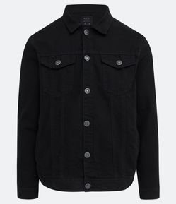 Jaqueta em Sarja com Bolsos