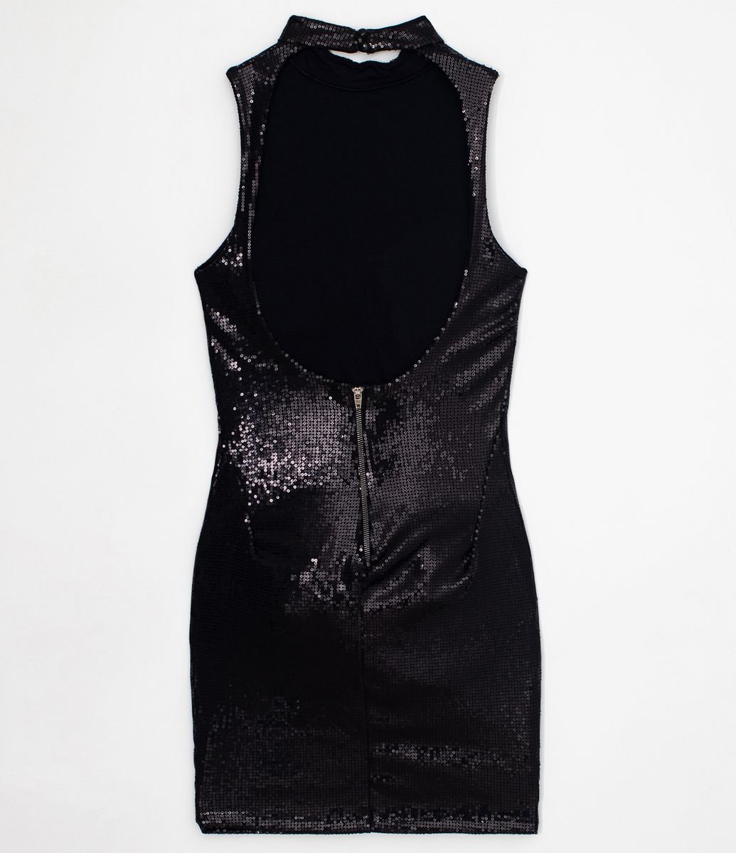 vestido paete renner