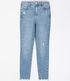 Imagem miniatura do produto Pantalón Skinny con Gastados y Terminación en Jeans Azul 5