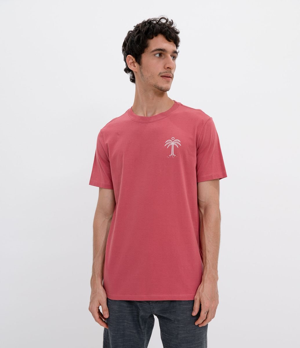 camisa estampa coqueiro