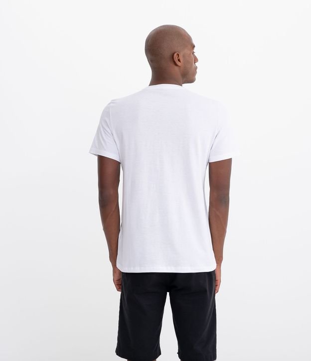 Camiseta Manga Curta Estampa Print Sol | Ripping | Branco | GG