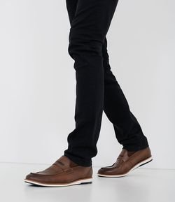 Sapato Masculino Casual em Couro - Renner