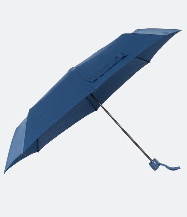Paraguas Liso con Ajuste Azul 1