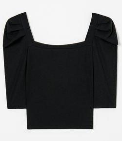blusa manga princesa renner