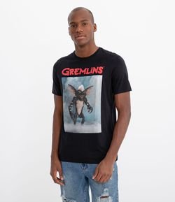Camiseta com Estampa Gremlins