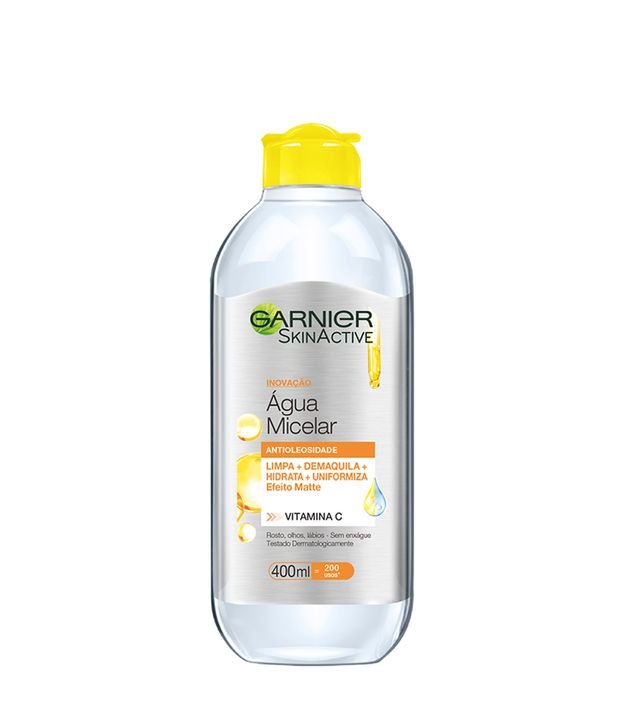 Água Micelar Garnier SkinActive Antioleosidade Vitamina C, 400ml 400ml 1