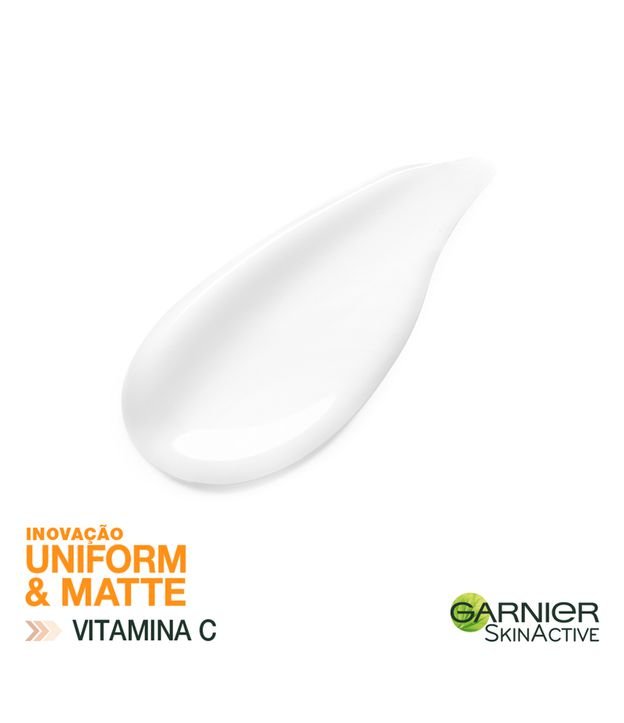 Protetor Hidratante Facial Garnier Uniform & Matte Vitamina C FPS 30, 15g 15g 5