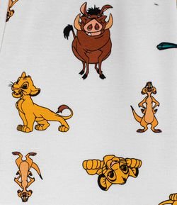 Pijama Infantil Estampa Rei Leão - Tam 1 a 4 anos - Renner