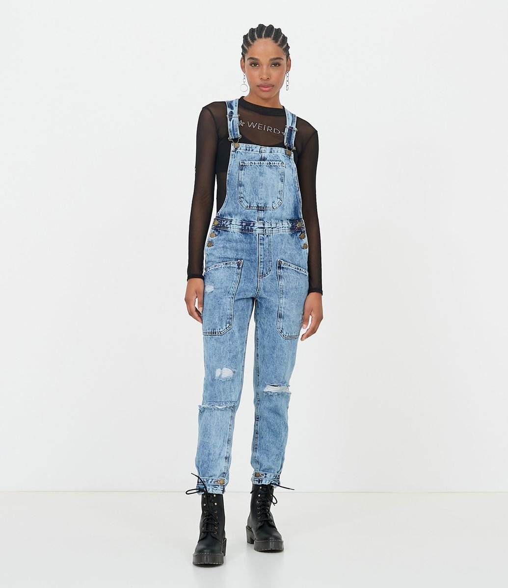 macacão jeans renner feminino