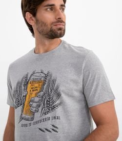 Camiseta com Estampa Beer