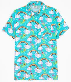 Camisa Manga Curta Turista Estampa Bob Esponja