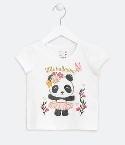Blusa Infantil Estampa Urso Panda - Tam 1 a 5 anos